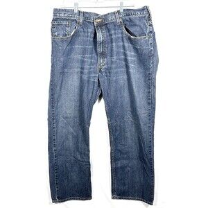 Levi's Mens 559 Relaxed Straight Jeans Size 40x30 Dark Wash Workwear Retro